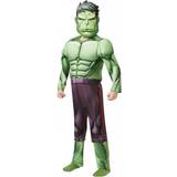 Lila - Superhjältar & Superskurkar - Övrig film & TV Maskeradkläder Rubies Hulk Deluxe Barn Utklädningskläder