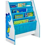 Dinosaurier - Turkosa Barnrum Worlds Apart HelloHome Kids Dinosaur Sling Bookcase
