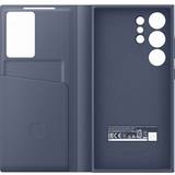 Skal & Fodral Samsung S24 Ultra Smart View Wallet Case Violet