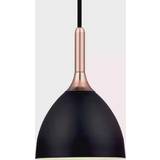 Halo Design Bellevue Black/Copper Pendellampa 24cm