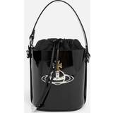 Svarta Bucketväskor Vivienne Westwood Daisy Patent-Leather Bucket Bag Black