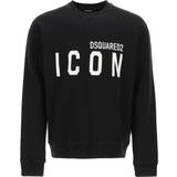 DSquared2 Fleece Överdelar DSquared2 Men's Be Icon Cool Sweatshirt - Black