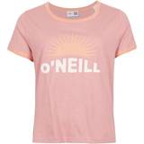 O'Neill Dam Överdelar O'Neill MARRI Ringer T-Shirt T-shirt, Kvinna, 14023 Ash Rosa, Vanlig