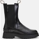 AllSaints Dam Kängor & Boots AllSaints Womens Black Amber Chunky-soled Leather Chelsea Boots Eur Women