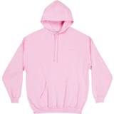 Balenciaga Dam Överdelar Balenciaga Logo cotton hoodie pink