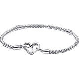 Pandora Armband Pandora Studded Chain Bracelet - Silver