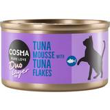 Cosma Duo Layer Tuna Mousse with Tuna Pieces 24x70g
