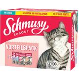 Schmusy Katter Husdjur Schmusy Ragout in Sauce Mix 12x100g
