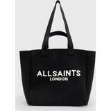 AllSaints Izzy East West Shopper Tote Bag, Black