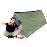 Gröna Nödfiltar Emergency Thermal Tent Compact Portable Mylar, Ultralight Survival Tent for Hiking Camping Backpacking Dewu