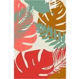 Komar Winter Tropics Black Panther Plants Colorful Poster 50x70cm