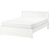 Dubbelsängar Ställbara sängar Ikea vit Ställbar säng