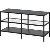 Ikea VITTSJÖ svartbrun/glas TV-bänk