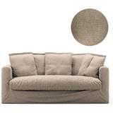 Möbelöverdrag Decotique Le Grand Air Bezug 2-sitzer Sofaüberzug Beige