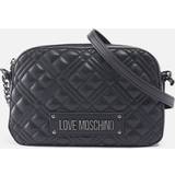 Love Moschino Svarta Väskor Love Moschino Borsa Quilted Faux Leather Cross Body Bag Black
