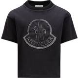 Svarta T-shirts Barnkläder Moncler Logo T-shirt - Black (I29548C0001483907999)