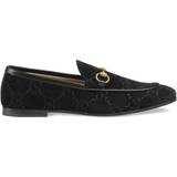 35 ½ Loafers Gucci Jordaan - Black GG Velvet