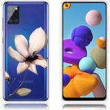 Skal & Fodral Samsung Deco Galaxy A21s case Beautiful Flower