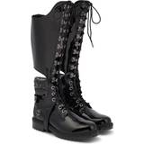 Lack Ankelboots Jimmy Choo x Timberland convertible patent leather boots black