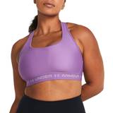 Under Armour Lila Underkläder Under Armour Crossback Sports Bra Support Purple Woman