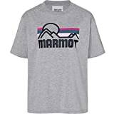 Marmot Dam T-shirts Marmot Women's Coastal Tee T-shirt dam Grey Heather,L