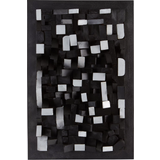 Homeroom Reymond Matt Black/Silver Grey Väggdekor 51x60cm