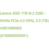 Lenovo M.2 Hårddiskar Lenovo Solid state-drev 1TB M.2 PCI Express 4.0 NVMe > I externt lager, forväntat leveransdatum hos dig 10-02-2024