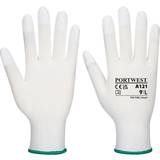 XXS Arbetshandskar Portwest A121 PU Fingertopps Handske, Regelbunden, XS, Vit