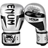 Venum Konstläder Kampsport Venum Unisex-Adult Elite Boxhandschuhe, Silber/Schwarz, Oz