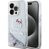 Hello Kitty Mobilfodral Hello Kitty iPhone 15 Pro Mobilskal Liquid Glitter Charms