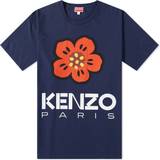 Kenzo Blåa Kläder Kenzo Men's PARIS Boke Flower T-Shirt Midnight Blue