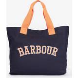Barbour Dam Väskor Barbour Women's Logo Holiday Tote Bag Navy Blue