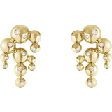 Diamanter Örhängen Georg Jensen Moonlight Grapes Chandelier Earrings - Gold/Diamonds