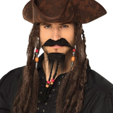 Herrar - Pirater Tillbehör Boland Piratskägg och Mustasch