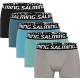 Gråa Underkläder Salming Joey Boxer 5-pack - Aqua/Zinc/Arctic Blue/Petrol/Black