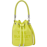 Gröna Bucketväskor Marc Jacobs The Leather Mini Bucket Bag - Limoncello