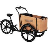 El cykel Wildenburg Urban E-Cargo Electric Cargo Bike with Center Motor - Natural