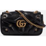Gucci Väskor på rea Gucci Small Gg Marmont Leather Shoulder Bag