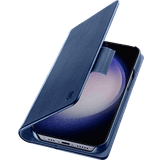 Peter Jäckel cellularline – bok – Galaxy S24 – Oumbärligt skydd med magnetiskt blått säkerhetslås – blått