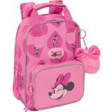 Väskor Minnie Mouse Skolryggsäck Loving Rosa 20 x 28 x 8 cm