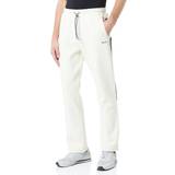 Bomull - Vita Byxor & Shorts Hugo Boss Hadim 1 Drawstring Track Pants - Open White