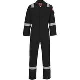 Beige Arbetsoveraller Portwest FR21 Flame Resistant Super Light Weight Anti-Static Coverall