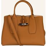 Longchamp Väskor Longchamp Roseau Medium Leather Top Handle Bag