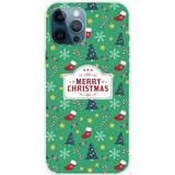 Mobiltillbehör MAULUND iPhone 15 Pro Flexibel Plast Jule Skal Merry Christmas Jultema