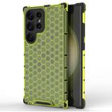 Mobiltillbehör MAULUND Samsung Galaxy S24 Ultra Skal Hybridplast Honeycomb Grön