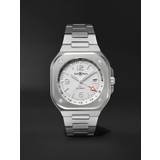 Bell & Ross Armbandsur Bell & Ross BR 05 GMT Automatic 41mm Watch, Ref. No. BR05G-SI-ST/SST Men White