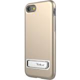 Tellur Mobiltillbehör Tellur AmazonUkkitchen premium skydd ställ ultra sköld för Apple iPhone 7, stående fodral, Champagne guld