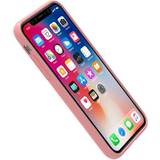 Devia Transparent Mobiltillbehör devia Transparent hårt fodral med rosa TPU kant för iPhone XS MAX