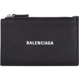 Silver Korthållare Balenciaga Cash Large Long Coin And Card Holder - Black