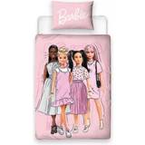 Barbie Hemtextil Barbie Reversible Figures Set Duvet Cover Pink